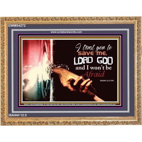 FEAR   Framed Sitting Room Wall Decoration   (GWMS4272)   