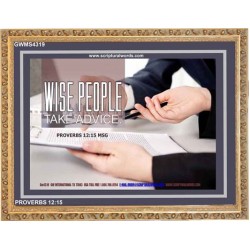 WISE PEOPLE   Bible Verses Frame Online   (GWMS4319)   "34x28"