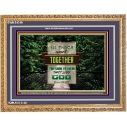 ALL THINGS WORK TOGETHER   Bible Verse Frame Art Prints   (GWMS4340)   