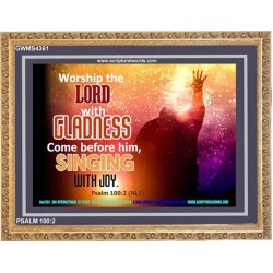 WORSHIP THE LORD   Art & Wall Dcor   (GWMS4361)   "34x28"