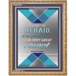 VERY GREAT REWARD   Encouraging Bible Verses Framed   (GWMS4627)   "28x34"