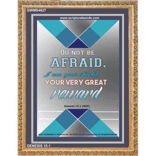 VERY GREAT REWARD   Encouraging Bible Verses Framed   (GWMS4627)   