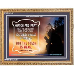 WATCH AND PRAY   Scripture Art Prints Framed   (GWMS4746)   