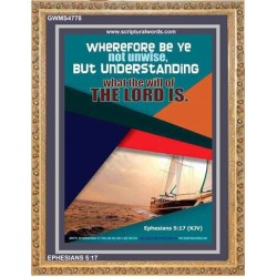 THE WILL OF THE LORD   Custom Framed Bible Verse   (GWMS4778)   