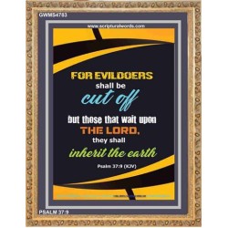 WAIT UPON THE LORD   Inspirational Bible Verse Frame   (GWMS4783)   "28x34"