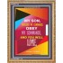 YOU WILL LIVE   Bible Verses Frame for Home   (GWMS4788)   "28x34"