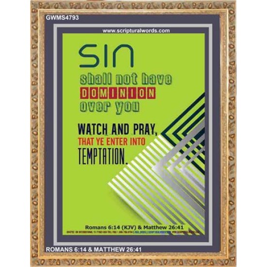 WATCH AND PRAY   Printable Bible Verses to Framed   (GWMS4793)   