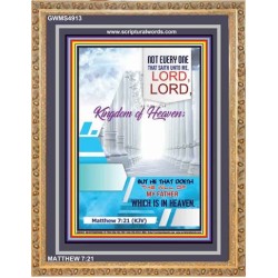THE WILL OF MY FATHER    Acrylic Glass framed scripture art   (GWMS4913)   
