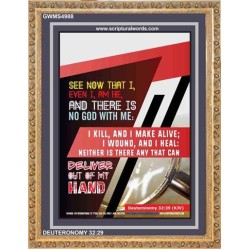 THERE IS NO GOD WITH ME   Bible Verses Frame for Home Online   (GWMS4988)   