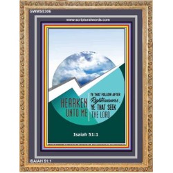YE THAT SEEK THE LORD   Framed Children Room Wall Decoration   (GWMS5306)   