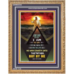 THE WAY THE TRUTH AND THE LIFE   Inspirational Wall Art Wooden Frame   (GWMS5352)   