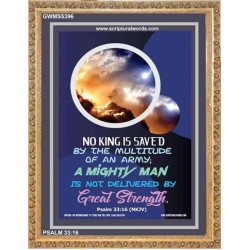 A MIGHTY MAN   Large Frame Scriptural Wall Art   (GWMS5396)   