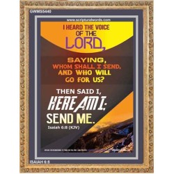 THE VOICE OF THE LORD   Scripture Wooden Frame   (GWMS5440)   