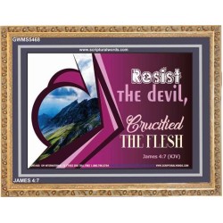 RESIST THE DEVIL   Wall Art Poster   (GWMS5468)   