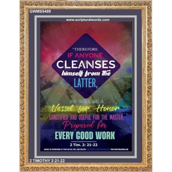 VESSEL FOR HONOR   Framed Bible Verse   (GWMS5489)   