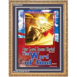 THE WORD OF GOD   Framed Religious Wall Art    (GWMS5493)   