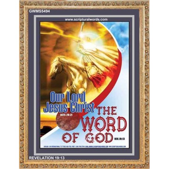 THE WORD OF GOD   Bible Verse Wall Art   (GWMS5494)   