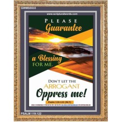 A BLESSING FOR ME   Scripture Art Prints   (GWMS5533)   "28x34"
