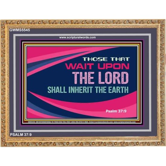 WAIT UPON THE LORD   Business Motivation Art   (GWMS5545)   