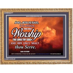 WORSHIP   Home Decor Art   (GWMS6377)   