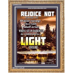 A LIGHT   Scripture Art Acrylic Glass Frame   (GWMS6385)   "28x34"