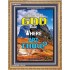 WHERE ARE THOU   Custom Framed Bible Verses   (GWMS6402)   "28x34"