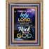 ANY ROCK LIKE OUR GOD   Bible Verse Framed for Home   (GWMS6416)   "28x34"