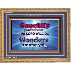 SANCTIFY   Frame Scriptural Wall Art   (GWMS6508)   