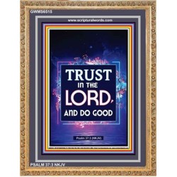 TRUST IN THE LORD   Bible Scriptures on Forgiveness Frame   (GWMS6515)   "28x34"