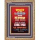 WAIT ON THE LORD   Bible Verses Wall Art Acrylic Glass Frame   (GWMS6535)   