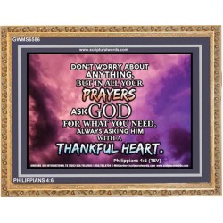 A THANKFUL HEART   Christian Paintings   (GWMS6586)   