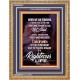 A RIGHTEOUS LIFE   Framed Hallway Wall Decoration   (GWMS6601)   