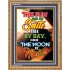 THE SUN SHALL NOT SMITE THEE   Biblical Paintings Acrylic Glass Frame   (GWMS6656)   "28x34"