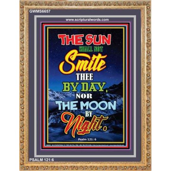 THE SUN SHALL NOT SMITE THEE   Christian Paintings Acrylic Glass Frame   (GWMS6657)   