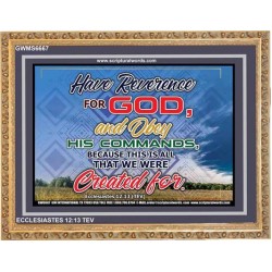 REVERENCE GOD   Inspiration office Arts   (GWMS6667)   