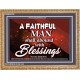 A FAITHFUL MAN   Sanctuary Paintings Frame   (GWMS6768)   
