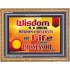 WISDOM   Framed Bible Verse   (GWMS6782)   "34x28"