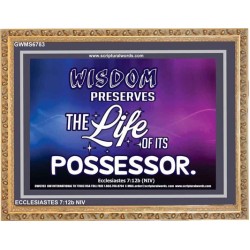 WISDOM   Framed Bible Verses   (GWMS6783)   