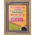 ALL THINGS ARE FROM GOD   Scriptural Portrait Wooden Frame   (GWMS6882)   "28x34"