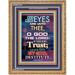 TRUST IN THE LORD   Bible Verses Frame for Home   (GWMS7238)   "28x34"