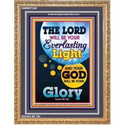 YOUR GOD WILL BE YOUR GLORY   Framed Bible Verse Online   (GWMS7248)   