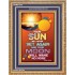 YOUR SUN WILL NEVER SET   Frame Bible Verse Online   (GWMS7249)   "28x34"
