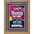 WORSHIP THE LORD THY GOD   Frame Scripture Dcor   (GWMS7270)   "28x34"