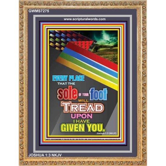 THE SOLE OF YOUR FEET   Christian Framed Art   (GWMS7275)   