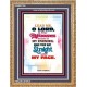 YOUR WAY STRAIGHT   Religious Art Acrylic Glass Frame   (GWMS7355)   