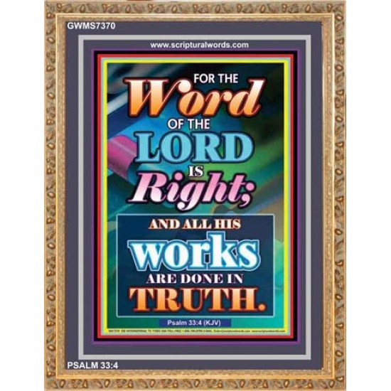 WORD OF THE LORD   Contemporary Christian poster   (GWMS7370)   