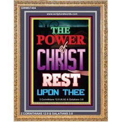 THE POWER OF CHRIST   Christian Frame Wall Art   (GWMS7404)   