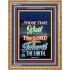 WAIT UPON THE LORD   Bible Verses Frame for Home   (GWMS7425)   "28x34"