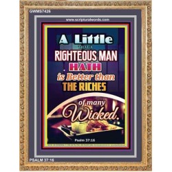 A RIGHTEOUS MAN   Bible Verses Framed for Home   (GWMS7426)   