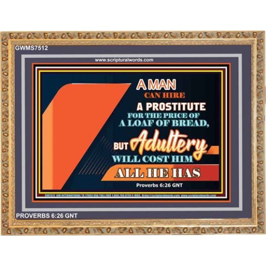 ADULTERY   Bible Verse Frame   (GWMS7512)   
